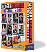 MODERN DRUMMER FESTIVAL 2008 DVD SET -P.O.P.